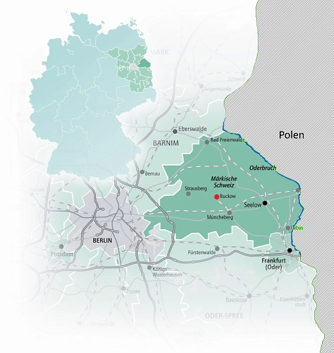 Anreise in die Märkische Schweiz&nbsp;&copy;&nbsp;Amt Märkische Schweiz