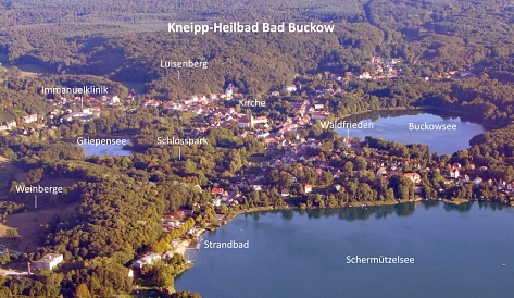 Buckow aus der Luft&nbsp;&copy;&nbsp;Amt Märkische Schweiz