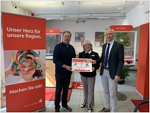 Scheckübergabe der Sparkasse Märkisch-Oderland