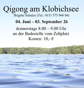 Qigong am Klobichsee